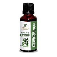 Ravintsara (Ho Leaf) Oil (Cinnamomum Camphora) Essential Oil 100% Pure Natural Undiluted Uncut Therapeutic Grade Oil 1.69 Fl.OZ