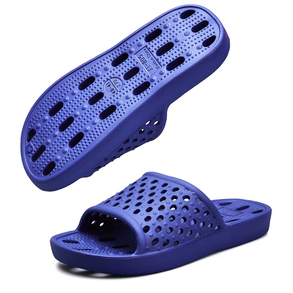 Xomiboe Shower Shoes Quick Drying Non-Slip Comfortable Men Women House Slippers