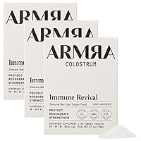 ARMRA Colostrum™ Premium Powder, Grass Fed, Gut Health Bloating Immunity Skin & Hair, Contains 400+ Bioactive Nutrients, Keto, Gluten & Fat Free (Unflavored Bundle | 90 Servings)