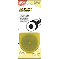 OLFA 60mm Rotary Cutter Replacement Blades, 5 Blades (RB60-5) - Tungsten  Steel Circular Rotary Fabric Cutter Blade for Crafts, Sewing, Quilting,  Fits Most 60mm Rotary Cutters,Gray