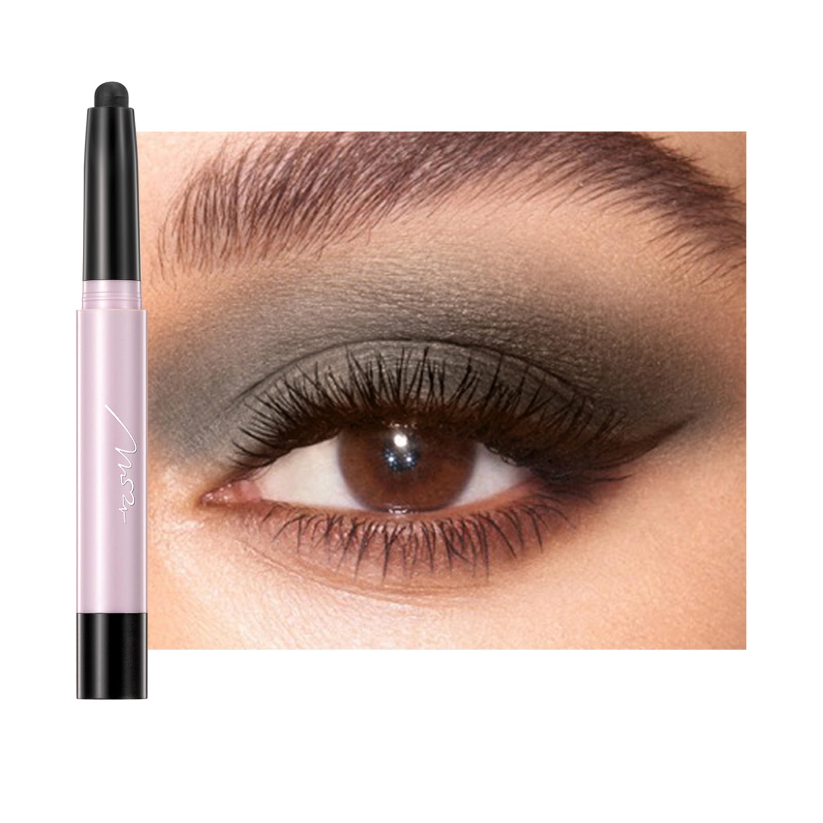 Ofanyia Cream Eyeshadow Stick, Matte and Shimmer Eye Brightener Stick Eyeshadow Pencil, Long Lasting Waterproof Eye Shadow for Eye Makeup (01# (Matte))