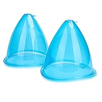 Butt Vacuum Therapy Cups,160/180ml Vacuum Cupping Machine Accessories Butt Suction Cups for Buttock Lift,Body Massage (Size : Diameter 19cm)