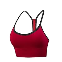 nine bull Seamless Sports Bras for Women 3 Pack,Soft Removable Cups Yoga Sport Bra for Yoga Fitness