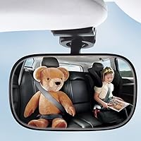 Universal Car Mirror For Baby,Clip On Back Seat Baby Mirror Car Interior Rearview Baby Mirror Wide Angle Convex Mirror Clip-on mirrors for Viewing Rear Passengers