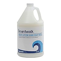 Boardwalk 1812-04-GCE00 1 Gallon Mild Cleansing Lotion Liquid Soap - White, Cherry Scent (4/Carton)