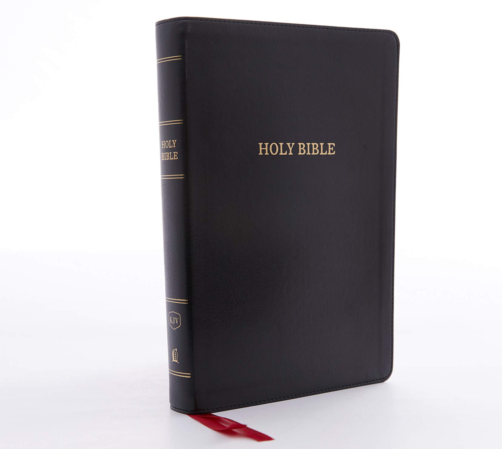 KJV Holy Bible: Giant Print with 53,000 Cross References, Deluxe Black Leathersoft, Red Letter, Comfort Print: King James Version