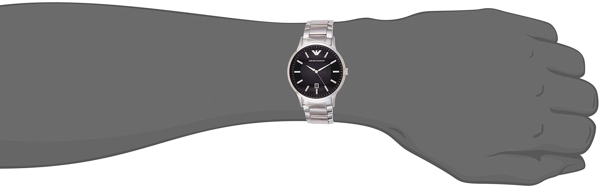 Emporio Armani Men's AR2457 Dress Silver Watch