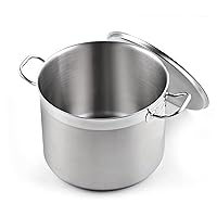 Cooks Standard Stockpots Stainless Steel, 16 Quart Professional Grade Stock Pot with Lid, Silver