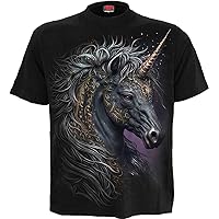 Spiral - Celtic Unicorn - T-Shirt Black