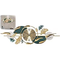 Wrought Iron Decorative s,Large Silent Wall Watches,Modern Handmade 3D Art Irregular Quartz Clocks for Bedroom Living Room Office,33x100cm