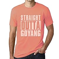 Men's Graphic T-Shirt Straight Outta Goyang Eco-Friendly Limited Edition Short Sleeve Tee-Shirt Vintage Birthday