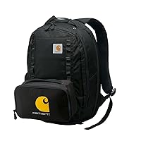 Carhartt Cargo Series Medium Backpack and Hook-N-Haul Insulated 3-Can Cooler, Black
