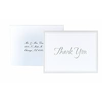 Wilton 50-Pack Keep with Tradition Thank you Cards, White