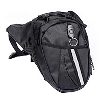 Leg Bag Pouch Fanny Pack Waist Black with Zipper Christmas for Men Motorcycle Women Travel Outdoor Multi-pocket Bags