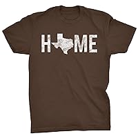 Texas is Home - Vintage Rustic Texas Home Gift Shirt for Men