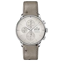JUNGHANS Meister Chronoscope 027/4223.02 Men's Automatic Watch Grey, Strap.