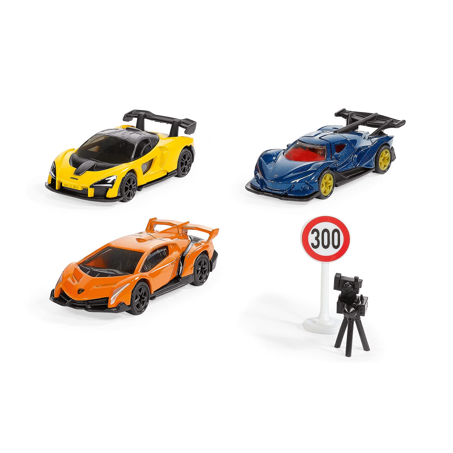 Mua siku 6328, Supercars Gift Set, Lamborghini Veneno, Apollo ., McLaren  Senna, Movable parts, Incl. Road Sign and Speed Camera trên Amazon Anh  chính hãng 2023 | Giaonhan247