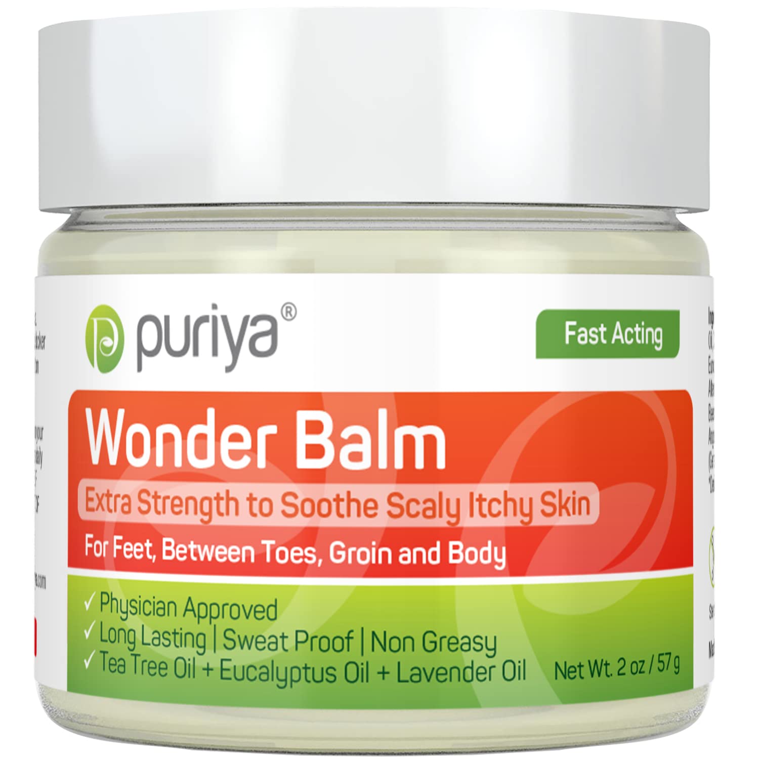 Puriya Tea Tree Oil Wonder Balm and Body Wash for Men, Women Bundle Set, Physician Formulated Extra Strength Soap, Doctor Approved, Extra Strength for Athletes Itchy Foot, Jock Itch, Fast Acting