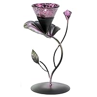 Gifts & Decor Lilac Lily Pad Tealight Candleholder Centerpiece Stand