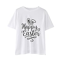 Boys T Shirts Easter Day Prints Shirts Toddler Girl Boys Short Sleeve Bunny T Shirt Tee Tops 2-12 Years