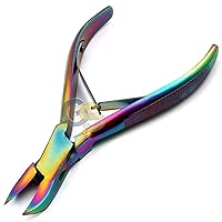 G.S Nail Art TOENAIL Clipper Trimmer Chameleon Rainbow Nipper Cutter INGROWN Pedicure Tool