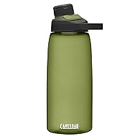 CamelBak Chute Mag BPA Free Water Bottle with Tritan Renew - Magnetic Cap Stows While Drinking, 32oz, Olive