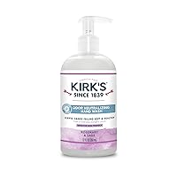 Kirk's Odor-Neutralizing Natural Hand Soap Castile Liquid Soap Pump Bottle | Moisturizing & Hydrating Kitchen Hand Wash | Rosemary & Sage Scent | 12 Fl Oz. Bottle