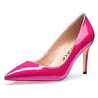 Castamere High Heels Womens Pointed-Toe Slip-on Pumps 8.5CM Stiletto Heel Shoes
