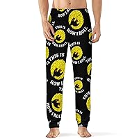Pangolin This Is How I Roll Mens Pajamas Pants Lightweight Pjs Lounge Pants Loungewear with Elastic Waistband