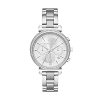 Michael Kors Women's MK6575 Sofie Analog Display Quartz Silver Watch