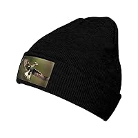 Hunting Flying-Wild Print Slouchy Beanie Hats for Women Knitted Caps, Soft Warm Ski Hat, Men Knit Hats