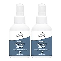 Herbal Perineal Spray | Safe for Pregnancy and Postpartum Recovery, Witch Hazel Natural Cooling Spray for After Birth Feminine Care Essentials, Benzocaine & Butane Free, 4-FL OZ (2-Pack)