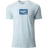 Rawlings Color Sync Patch Branded T-Shirt, Light Blue, X-Large