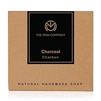 The Man Company Charcoal Soap (125 gm) - 100% Natural, Removes Blackheads