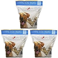 Checkups- Dental Dog Treats, 24ct 48 oz. for Dogs 20+ pounds (Pack of 3)