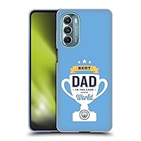 Head Case Designs Officially Licensed Manchester City Man City FC Best Dad Father's Day Soft Gel Case Compatible with Motorola Moto G Stylus 5G (2022)
