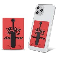 Brazilian Jiu-Jitsu Custom Card Holder for Back of Phone Adhesive Sticker ID Credit Card Wallet Pocket