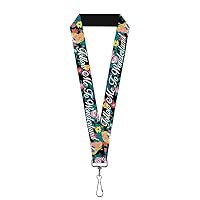 Buckle Down Lanyard-1.0-Alice/Cheshire Cat/Flowers Poses2/follow Me