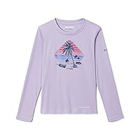 Columbia Girl's Tidal Tee PFG Panga Palms Diamond Long Sleeve