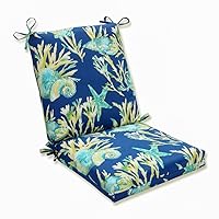 Pillow Perfect - 592886 Outdoor/Indoor Daytrip Pacific Square Corner Seat Cushions, 36.5