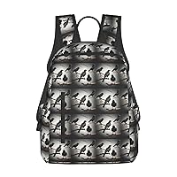 Black Crow Birds On A Branch Print Simple And Lightweight Leisure Backpack, Men'S And Women'S Fashionable Travel Backpack