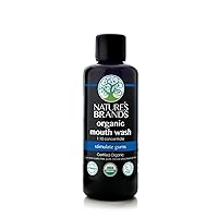 Organic Mouth Wash Concentrate by Herbal Choice Mari (3.4 Fl Oz Glass Bottle) - No Toxic Synthetic Chemicals