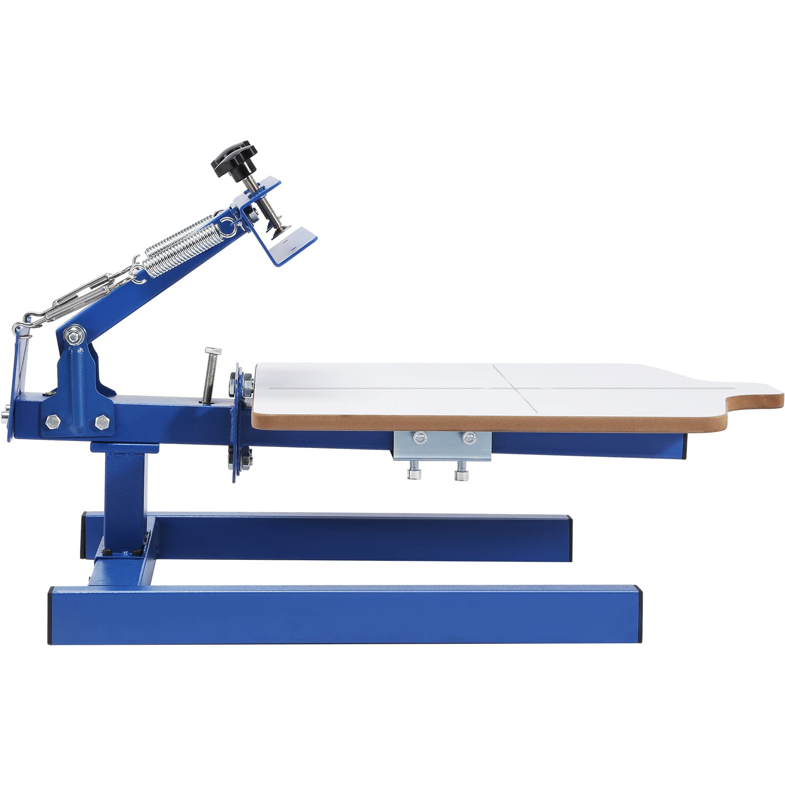 VEVOR Screen Printing Machine, 1 Color 1 Station Silk Screen Printing Press, 21.2x17.7in / 54x45cm Screen Printing Press, Double-Layer Positioning Pallet, Adjustable Tension for T-Shirt DIY Printing
