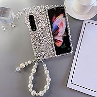 Luxury Full Rhinestone Phone case for Samsung Galaxy Z Fold 3 Diamond for Galaxy Z Fold 4 Cover,1 with Stand,for Fold 3