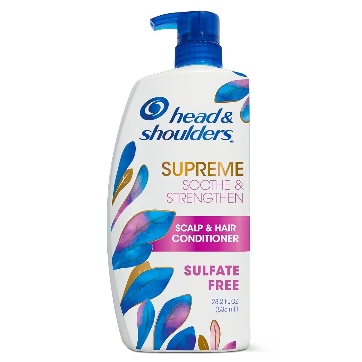 Head & Shoulders Supreme Sulfate Free Conditioner with Argan Oil, Anti-Dandruff Treatment, Soothe & Strengthen Hair & Scalp, 28.2 Fl Oz