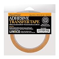 Lineco, Reverse Wound Acid Free 2 mil Adesive Transfer Hand Held ATG Tape. Used in Picture Framing, Mounting of Materials Such as Paper, Wood, Plastics, and Metals