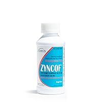 Zyncof Cough & Cold, Cough suppressant and Expectorant, Decongestant-Free, HBP-Safe, Grape-Flavored, Sugar and Alcohol Free, Used by Healthcare Systems, Multi-Symptom Cold Relief Liquid, 4 fl oz