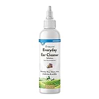 Everyday Ear Cleansing Solution with Sweet Pea & Vanilla Scent for Dogs & Cats 8 oz