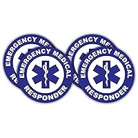 Emergency Medical Responder Hard Hat Sticker/Helmet Decal Label Lunch Tool Box Rescue