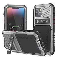 Punkcase for iPhone 14 Waterproof Aluminum Case [Metal Extreme 3.0 Series] IP68 Rugged Bumper Cover W/Buillt in Screen Protector & Kickstand | Ultimate Protection for Your iPhone 14(6.1